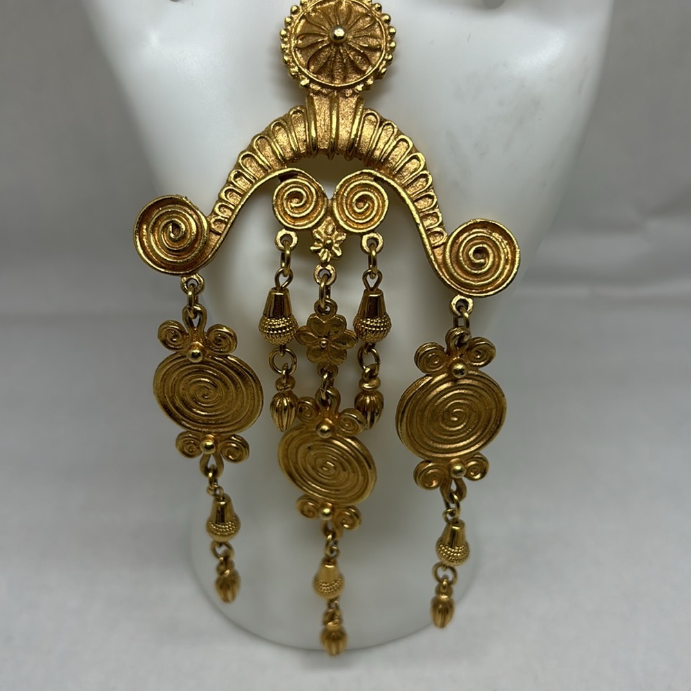 Stupendous Vendome Etruscan Revival necklace - Picture 2 of 13